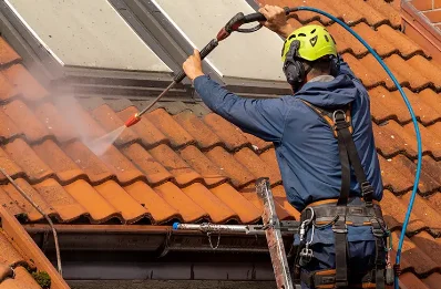 Démoussage et hydrofuge de toiture à Boves